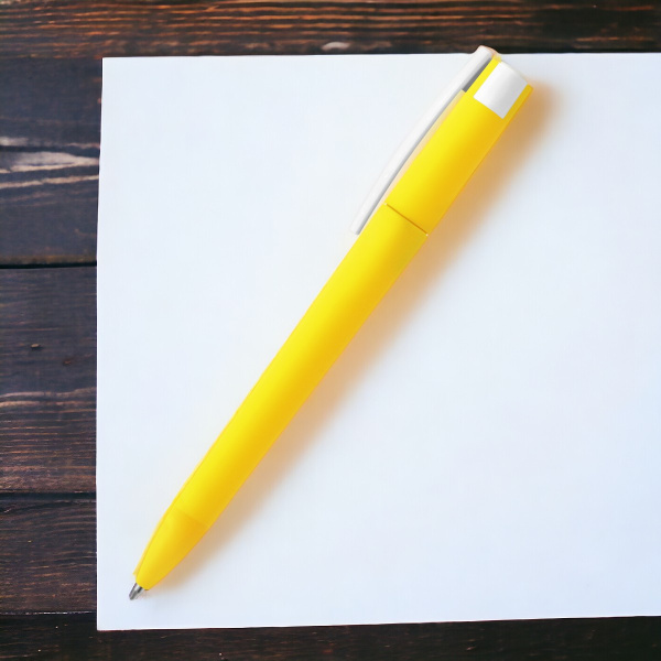 Ручка шариковая T-pen софт-тач / Стильная и надежная с поворотным механизмом